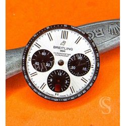 BREITLING GENUINE RARE WATCH DIAL CHRONOMAT B01 42mm PANDA BLACK SILVER REF AB0134101G1A1