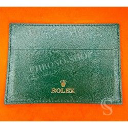 Rolex 2006-2009 Exclusive Collectible Fir Grained leather Green guarantee warranty Card Holder paper documents watches guarantee