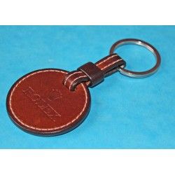 Accessories / Rolex Brown Leather Key Ring Holder