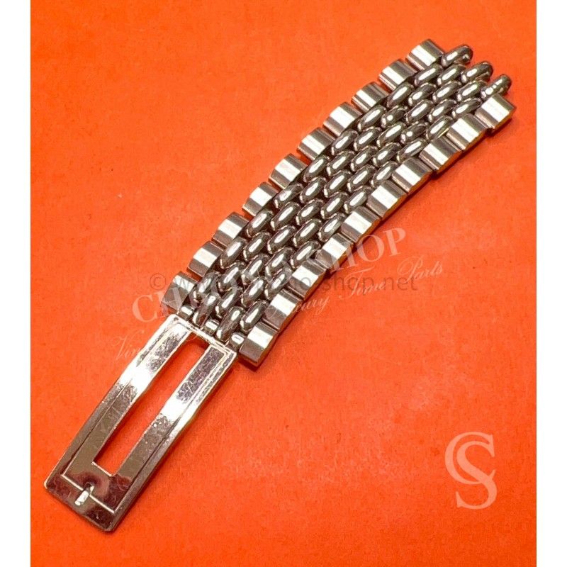 Vintage Collectible watch Ssteel Partial half bracelet part Beads of Rice 60's Heuer,IWC,Omega,Breitling,Vacheron