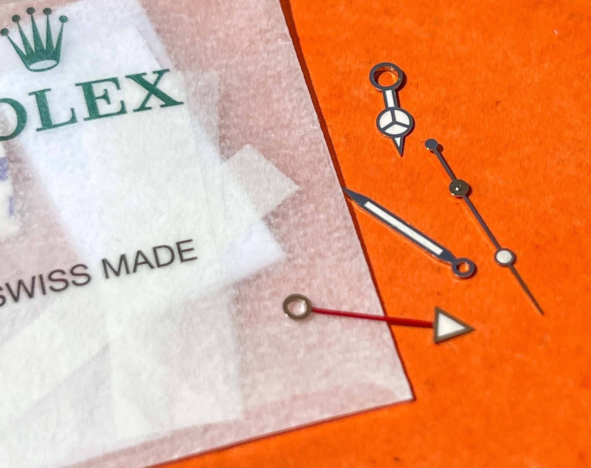 Paire D'aiguilles De Montre Peintes – Blanches – Neuves Sans Boîte