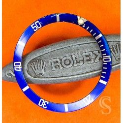 ROLEX RARE INSERT GRADUE LUNETTE BLEU SUPERLUMINOVA MONTRES SUBMARINER DATE 16613,16618,16803,16808