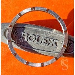 Rolex original Rare SSteel Engine Turned Watch Bezel Airking, Oysterdate 1500,15000,15200 Ø34mm
