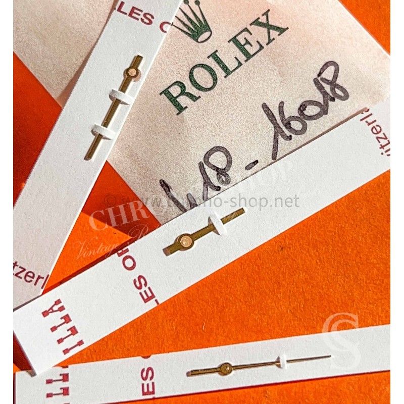Rolex rare jeu aiguilles Or Jaune bâton Montres Oyster Datejust 16018 onyx,16233 Cal 3035,3135 REF 410-16018