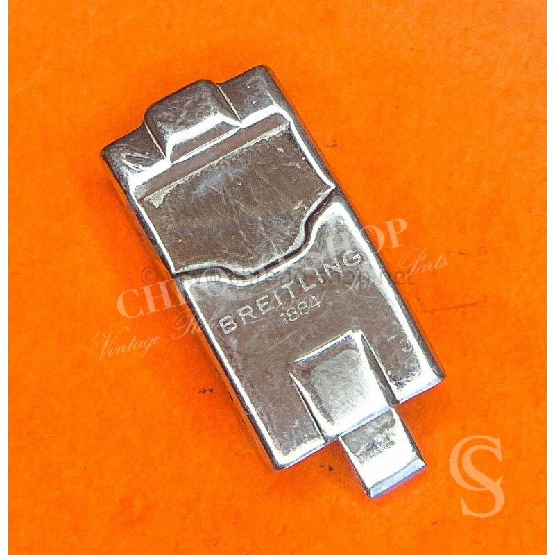 GENUINE BREITLING POLISHED COLT WATCH FOLDING DEPLOYANT CLASP BUCKLE FOR RESTORE BRACELET SSTEEL