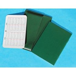 2004, 2005 Vintage Rolex Green Leather Business Card Wallet holded card and calendar + translation booklet