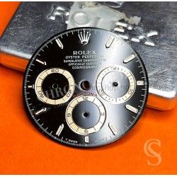 ♛ Rolex Vintage Patina Black Daytona Cosmograph Watch Patrizzi Dial Mark IV 16520 cal Zenith 4030 El Primero ♛