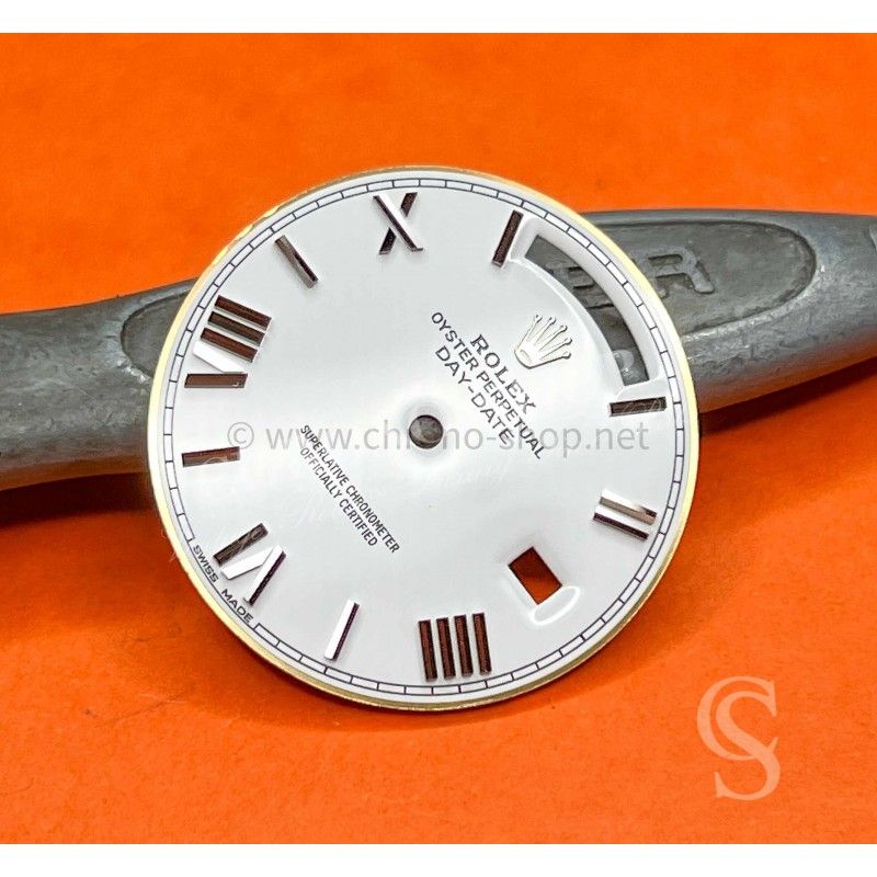 Rolex Authentique Cadran blanc Porcelaine...