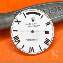 Rolex Amazing Day Date II Ref 228235 President 40mm Everose Gold White Porcelain Roman Dial Watch part for sale