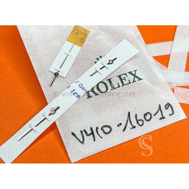 Rolex V410-16019 Rare Jeu aiguilles Or blanc Luminova Montres Oyster Datejust 36mm 16019,16230,16200,16234 Cal 3035,3135