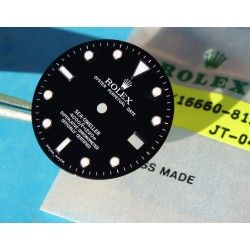 N.O.S ROLEX 16660 16600 BLACK GLOSSY DIAL FOR SEA-DWELLER WATCH WITH 3035 3135 MOVEMENT LUMINOVA VERSION