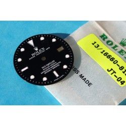 N.O.S ROLEX 16660 16600 BLACK GLOSSY DIAL FOR SEA-DWELLER WATCH WITH 3035 3135 MOVEMENT LUMINOVA VERSION