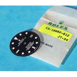 N.O.S ROLEX 16660 16600 BLACK GLOSSY DIAL FOR SEA-DWELLER WATCH WITH 3035 3135 MOVEMENT LUMINOVA VERSION