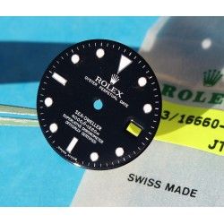 N.O.S ROLEX 16660 16600 BLACK GLOSSY DIAL FOR SEA-DWELLER WATCH WITH 3035 3135 MOVEMENT LUMINOVA VERSION