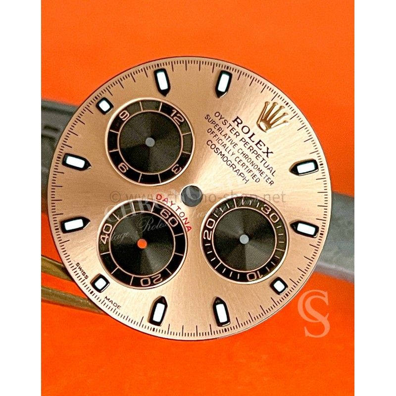 Rolex Genuine Watch part Everose Panda Cosmograph Daytona BRONZO Rose Gold Rose Chromalight Dial 116505,116515 Cal 4130