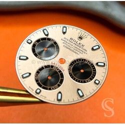 Rolex Genuine Rare Watch part Everose Panda Cosmograph Daytona Rose Gold Rose Dial 116505, 116515 Cal 4130