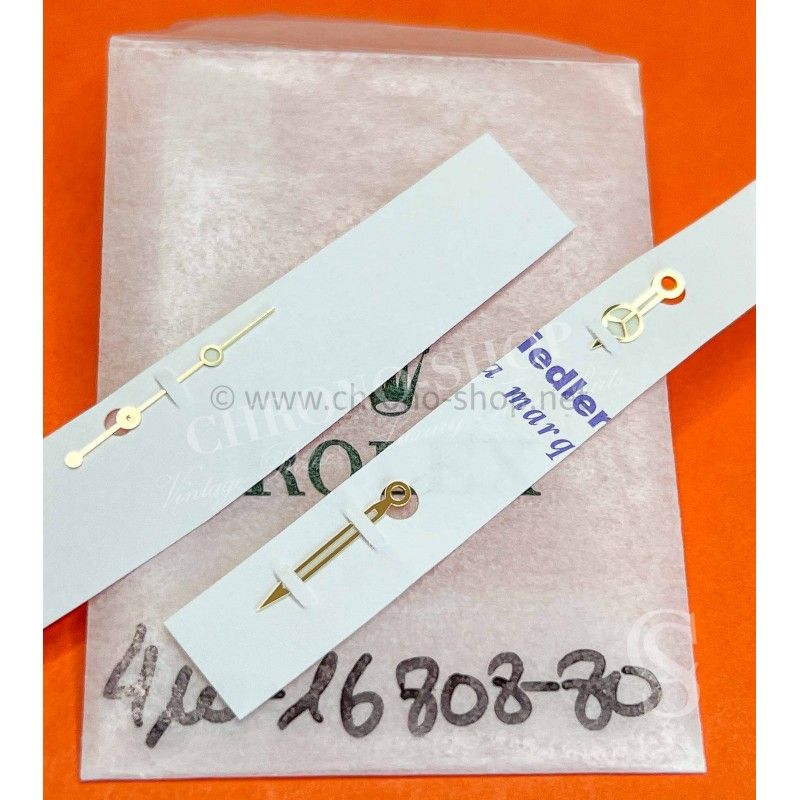 Rolex New Watch part YG Handset Yellow gold,Tutone Submariner Date 16808,16803,16613,16618 Luminova Ref 410-16808-80