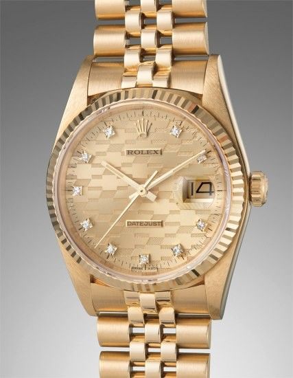 Rolex Original rare maillon 15mm or jaune 18 carats ref 8386
