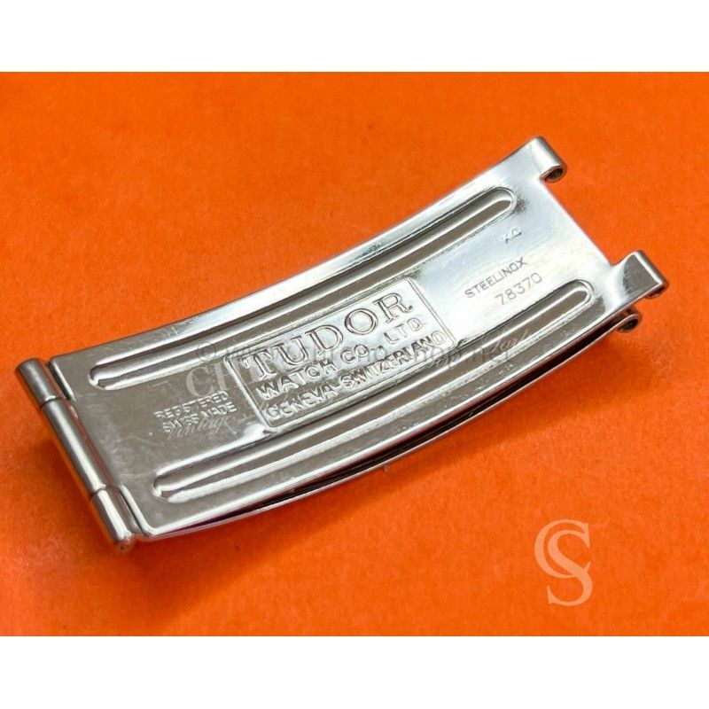 TUDOR WATCH CO LTD GENEVA 78370 Vintage Ssteel Folding clasp blades part Jubilee 20mm Bracelet