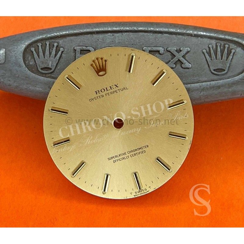 ROLEX RARE CADRAN MONTRES ANCIENNES ROLEX OYSTER PERPETUAL OR 27mm ref 1002, 1005, 1007, 1008