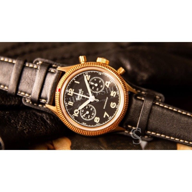Hanhart La montre de Steve Mcqueen Motobiker Watch Pioneer 417 Bronze The Rake Limited Edition