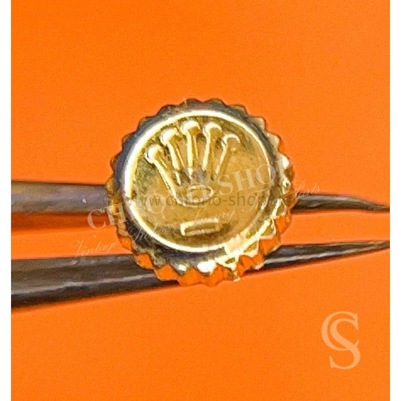 Rolex Rare GENUINE Ø5.20mm CROWN WINDER MONOBLOC 18Kt YELLOW GOLD TWINLOCK FOR SALE