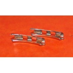 Vintages 2 X extremités embouts endlink bracelet jubilée USA acier en 19mm