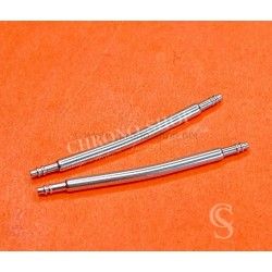Barres de ressort de montre incurvées pompes,goupilles pour bracelet 22mm en acier inoxydable
