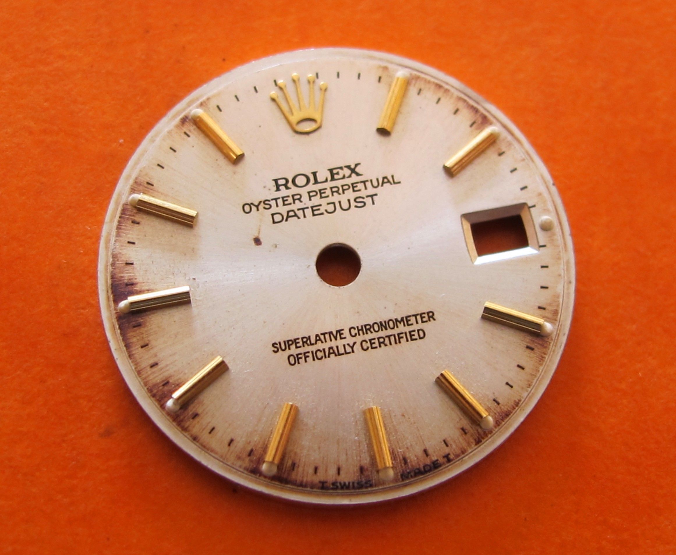 rolex ivory dial