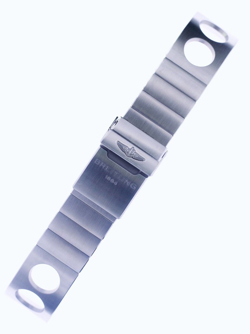 Bracelet Acier Brossé Authentique Breitling 22mm - Modèle 741A/S2302, Pour Navitimer, Occasion
