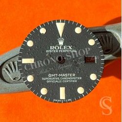 VINTAGE 80'S ORIGINAL ROLEX GMT MASTER 16750 MATE TRITIUM SWISST 25 DIAL 1980S CAL 3075