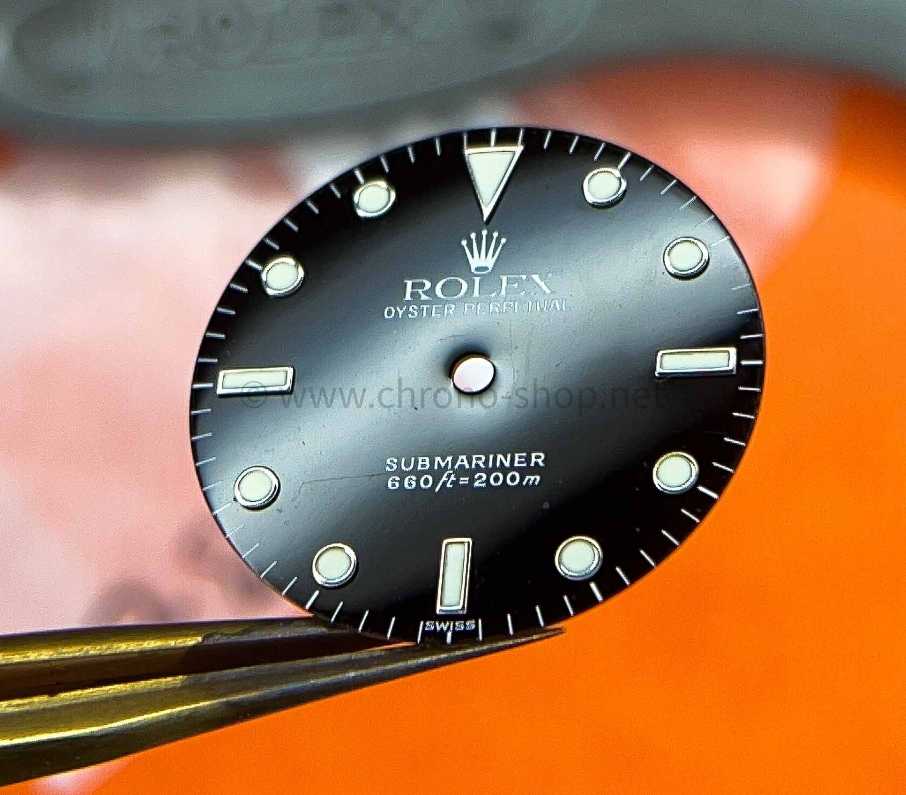 Rolex 5513 Submariner watches Luminova service dial BICCHIERINI