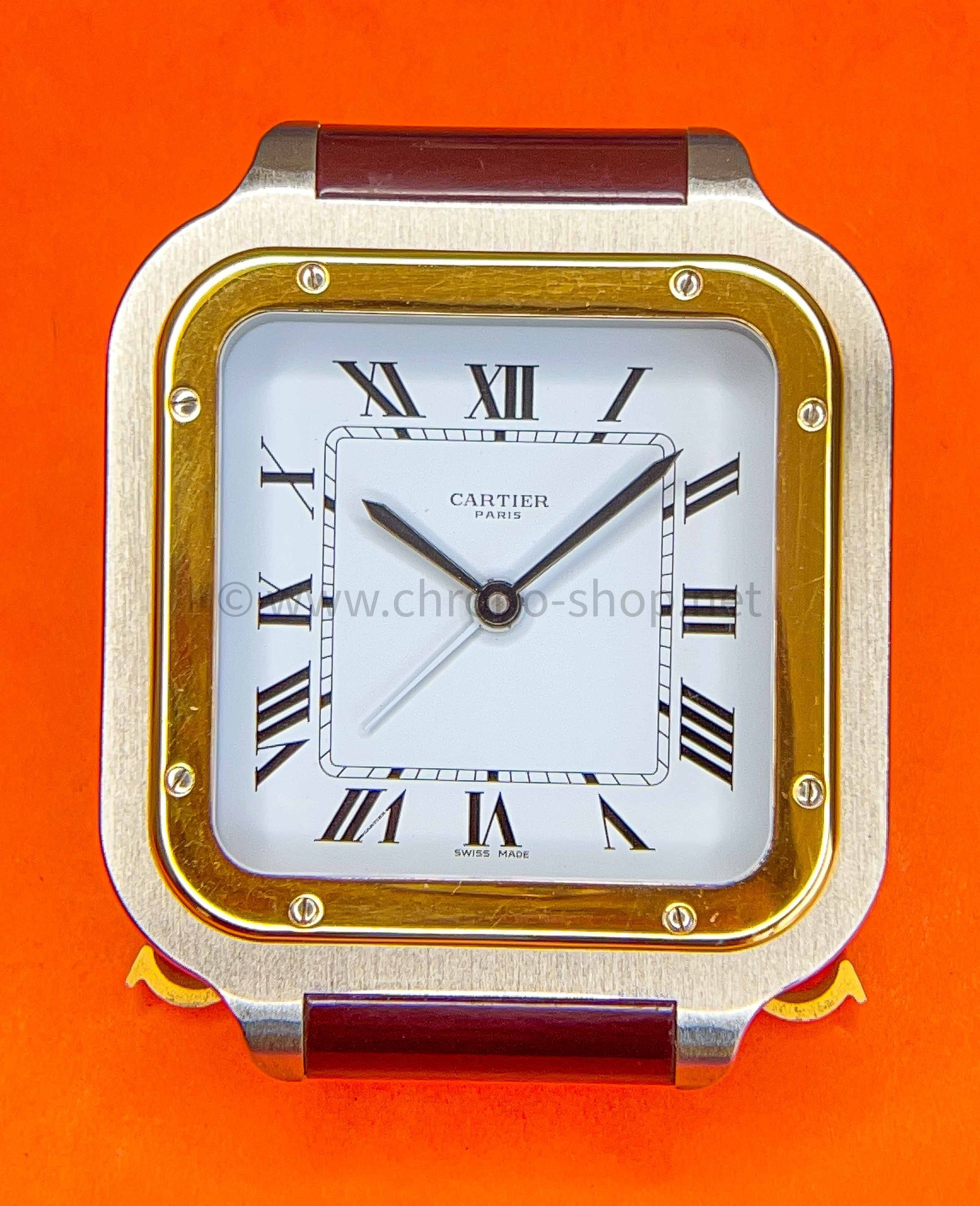 Cartier santos travel clock sale