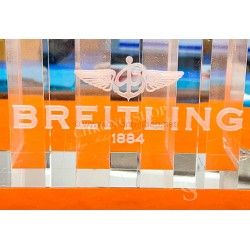 BREITLING ORIGINAL PRÉSENTOIR TRANSPARENT RANGE DOCUMENTS VITRINE BOUTIQUE SHOWROOM BREITLING