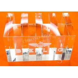 BREITLING ORIGINAL PRÉSENTOIR CRISTAL TRANSPARENT RANGE DOCUMENTS VITRINE BOUTIQUE SHOWROOM BREITLING