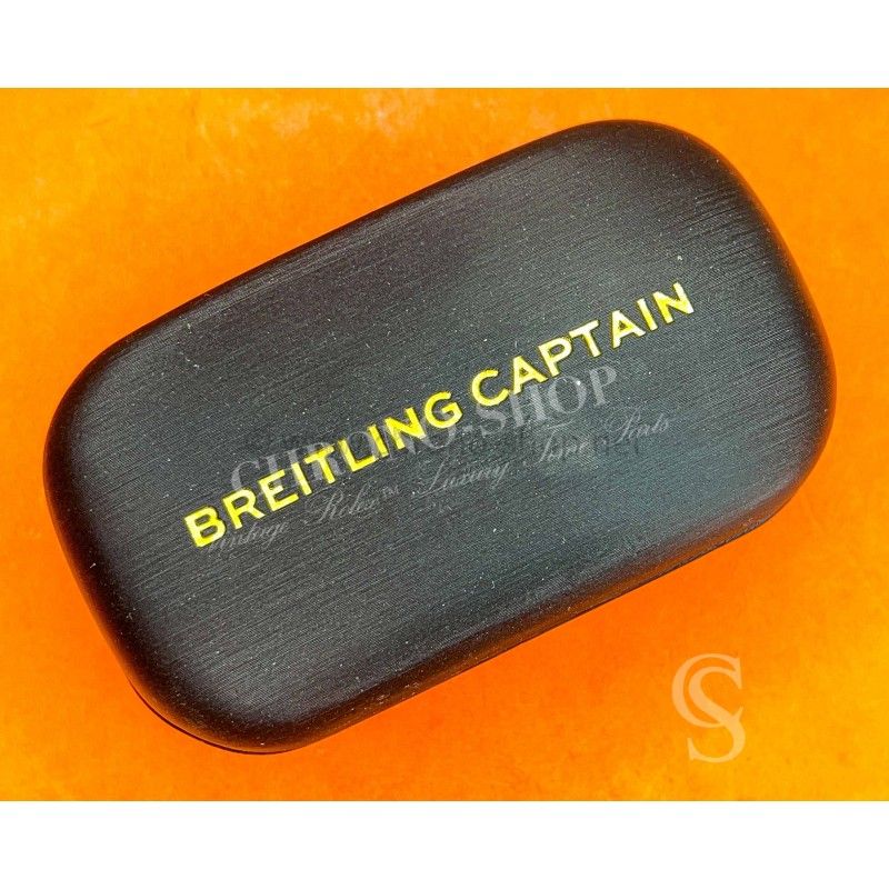 Breitling Captain Goodie Petit étui,boite,écrin couleur noir Accessoire horloger authentique
