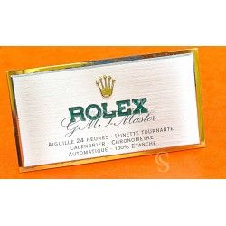 Rolex Genuine Vintage Rolex GMT MASTER 1675,16750,16700,16710,16713 Dealer Metal Display Plaque