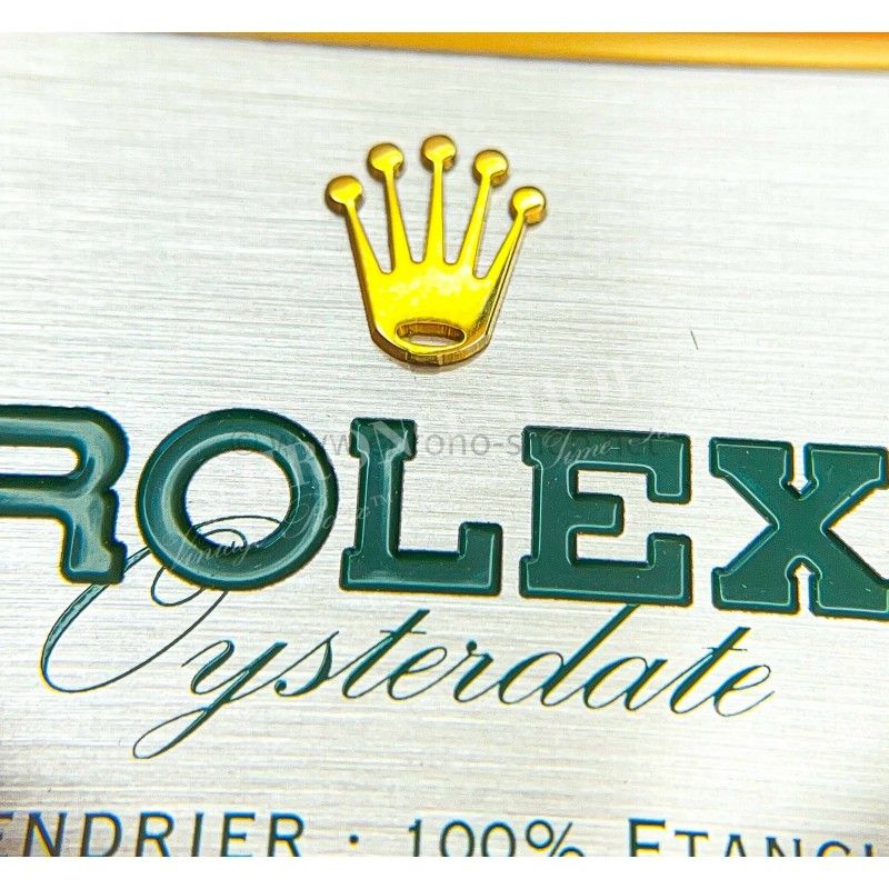 Rolex Genuine Rare Collectible Vintage Rolex OYSTERDATE 6694 Jeweler Dealer Metal Display Plaque showroom