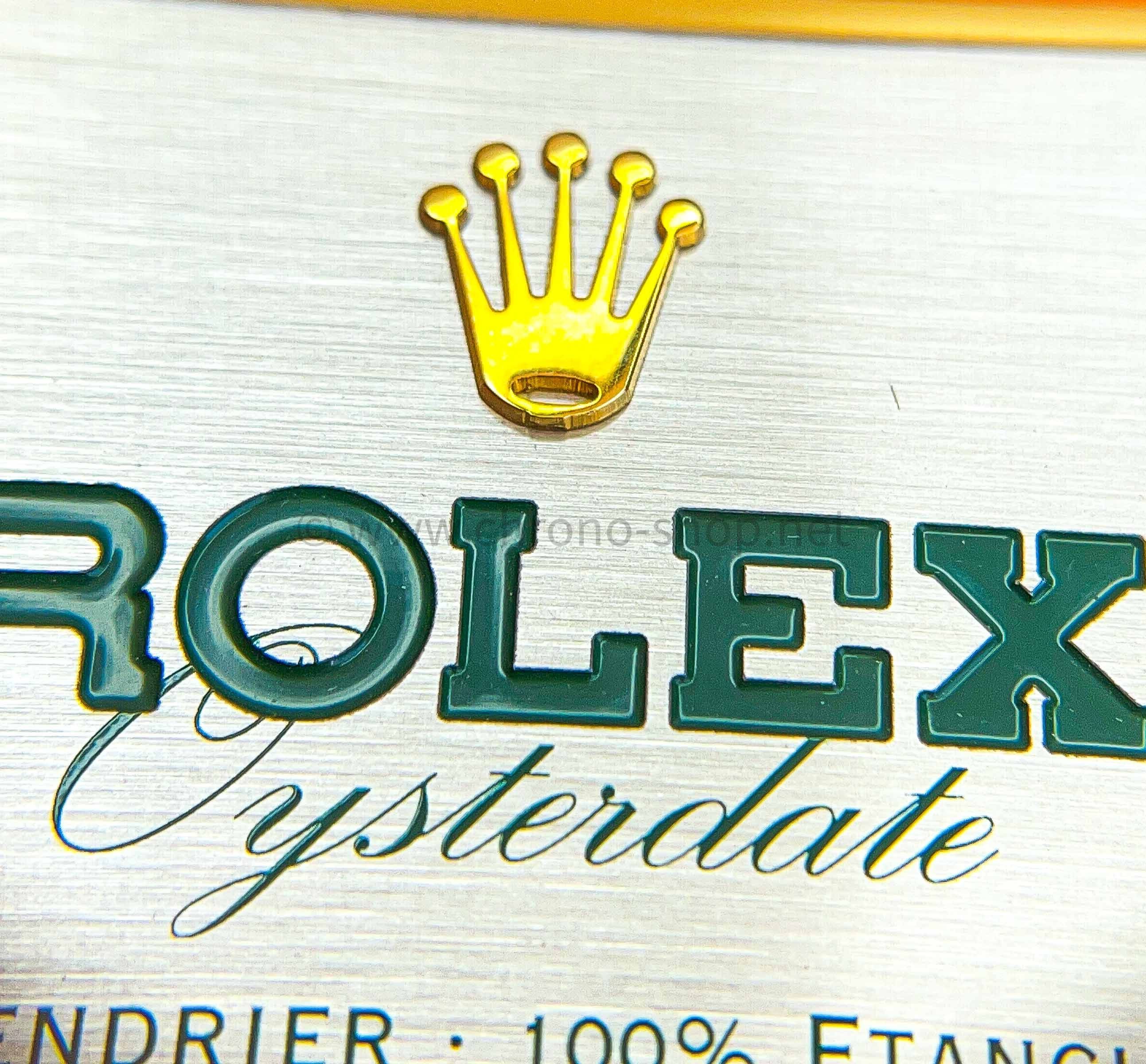 Rolex Genuine Rare Collectible Vintage Rolex OYSTERDATE 6694 Jeweler Dealer Metal Display Plaque showroom