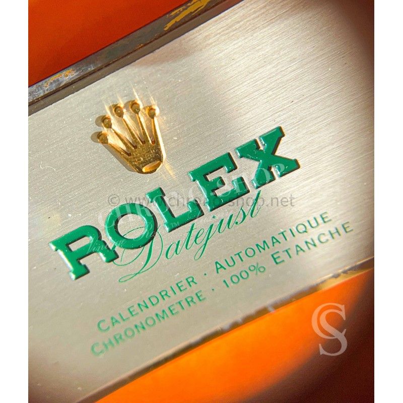 Rolex Original Vintage Rolex Datejust 36mm 1601,1600,162300,16200,16218 Jeweler Dealer Metal Display Plaque