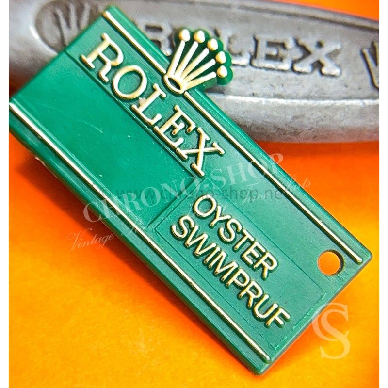 Rolex Vintage 70´s 80´s green Hang Tag Big...