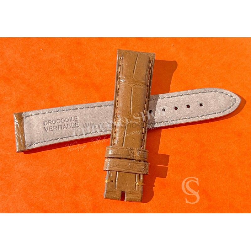 Chopard Authentique Bracelet montres en cuir crocodile 18mm Neuf pour montres Happy sport