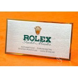 Rolex Original Vintage Rolex Yacht-Master 16622,16623,16628,116622 models Jeweler Dealer Brushed Metal Display Plaque RMA-100FR