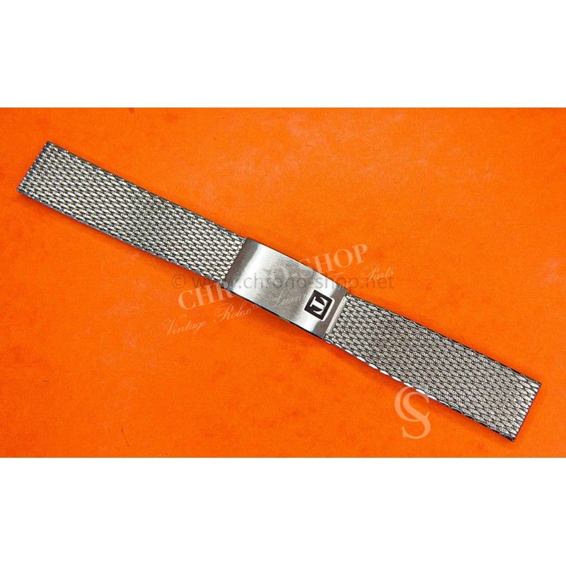 TISSOT 700 Vintage 70's Rare 18mm steel mesh watch bracelet ref 15606.3 divers band NOS