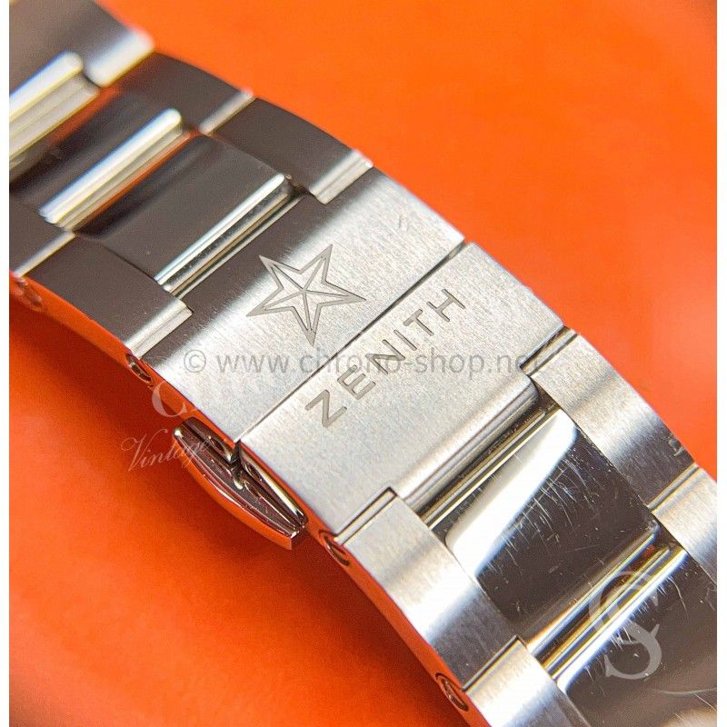 Zenith Stratos 45mm Felix Baumgartner watch Bracelet Ssteel bipolished 23mm M2060 EL PRIMERO STRATOS ref. 03.2060.405/21.M2060