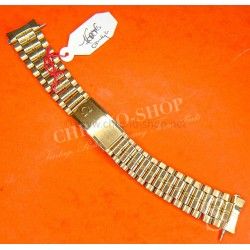 Omega Rare Bracelet 1069 Neuf de stock plaqué or jaune 20 microns 1069/524 19mm montres vintages Seamasters 166.032,168.023