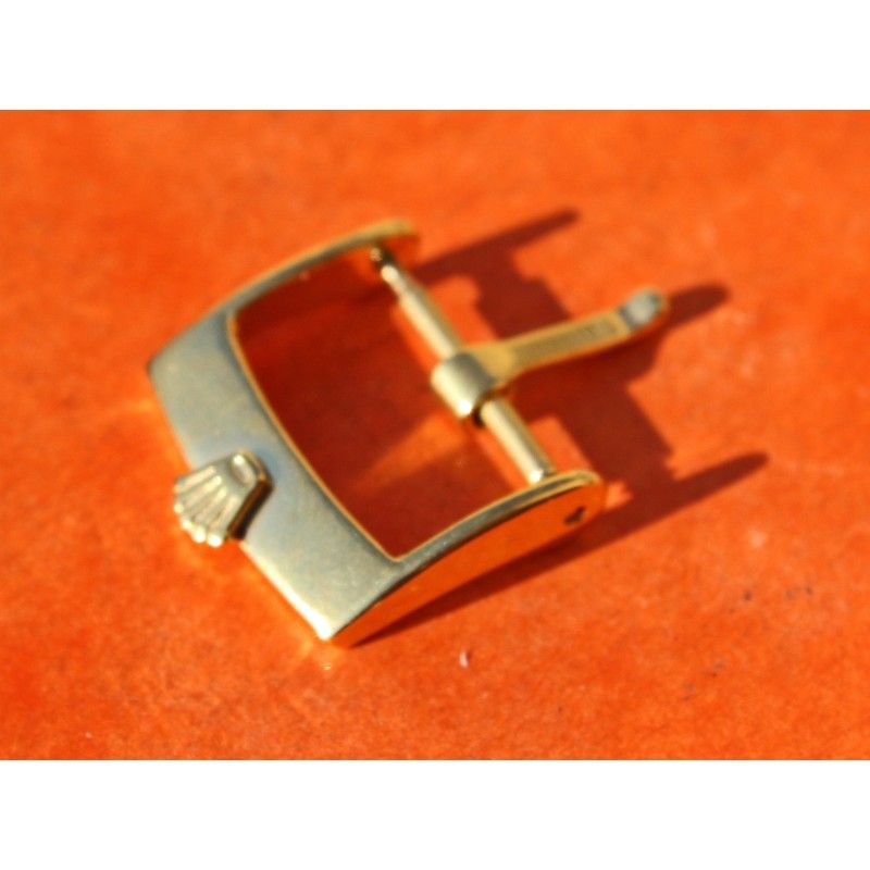 SUBLIME BOUCLE ARDILLON ROLEX PLAQUE OR EN 16mm / 18mm pour bracelets cuir 20mm