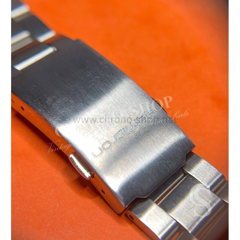 Hamilton Authentique bracelet acier 20mm ref H605644104 montres Khaki King Bracelet