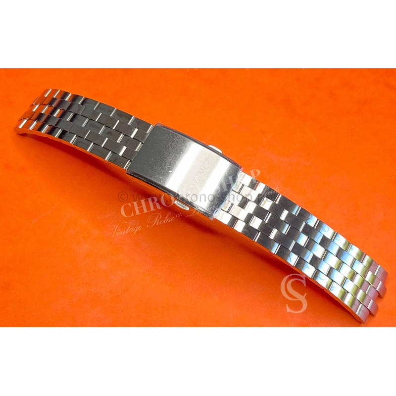 Hamilton Authentique bracelet acier 22mm ref H605 776.101 montres Khaki Aviation