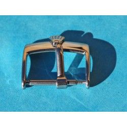 AUTHENTIQUE BOUCLE ARDILLON ROLEX ACIER INOXYDABLE EN 16mm / 18mm pour bracelets cuir 20mm